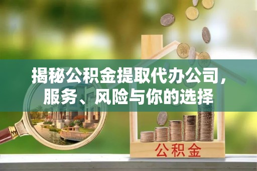 芳苑揭秘公积金提取代办公司，服务、风险与你的选择