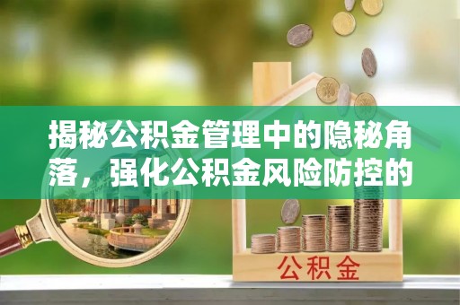 芳苑揭秘公积金管理中的隐秘角落，强化公积金风险防控的必要性与路径