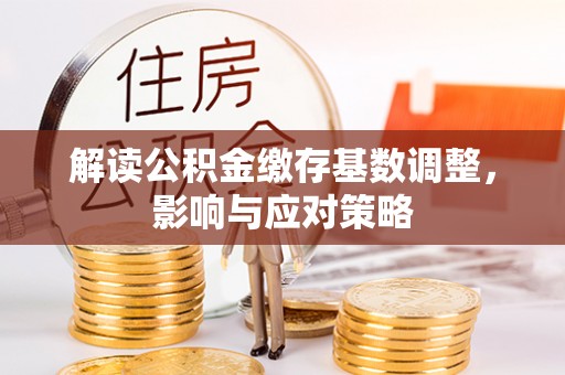 芳苑解读公积金缴存基数调整，影响与应对策略