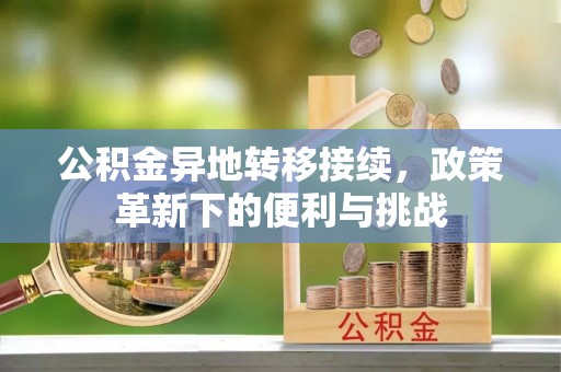 芳苑公积金异地转移接续，政策革新下的便利与挑战