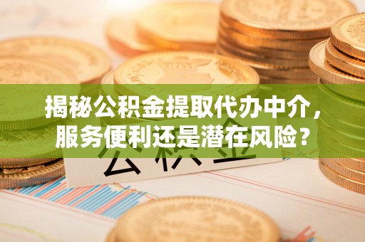 芳苑揭秘公积金提取代办中介，服务便利还是潜在风险？