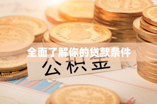 芳苑全面了解你的贷款条件